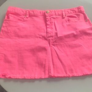 Lilly Pulitzer Neon Pink Mini Skirt